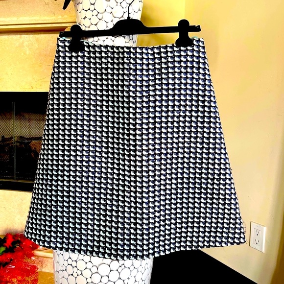 Carven metallic tweed skirt in excellent condition size 42 fully lined - Picture 1 of 9